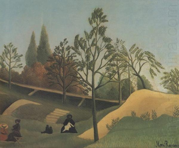 Henri Rousseau View of the Fortifications china oil painting image